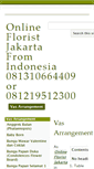 Mobile Screenshot of onlinefloristjakarta.bunga24.com